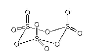 Estructura molecular (SO3)3