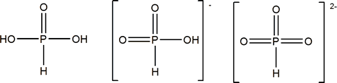 ácido fosforoso (diprótico)